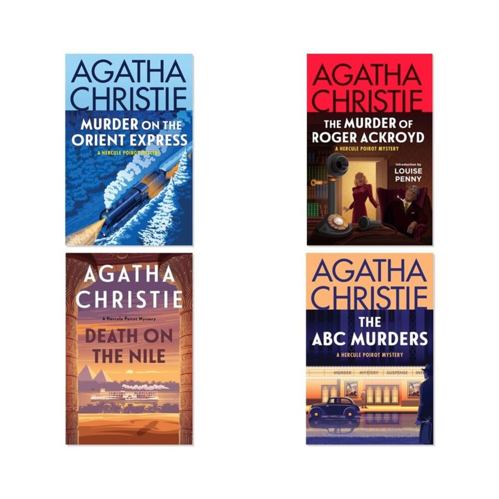 Hercule Poirot Greatest Cases 4-Book Mystery Collection - Agatha Christie